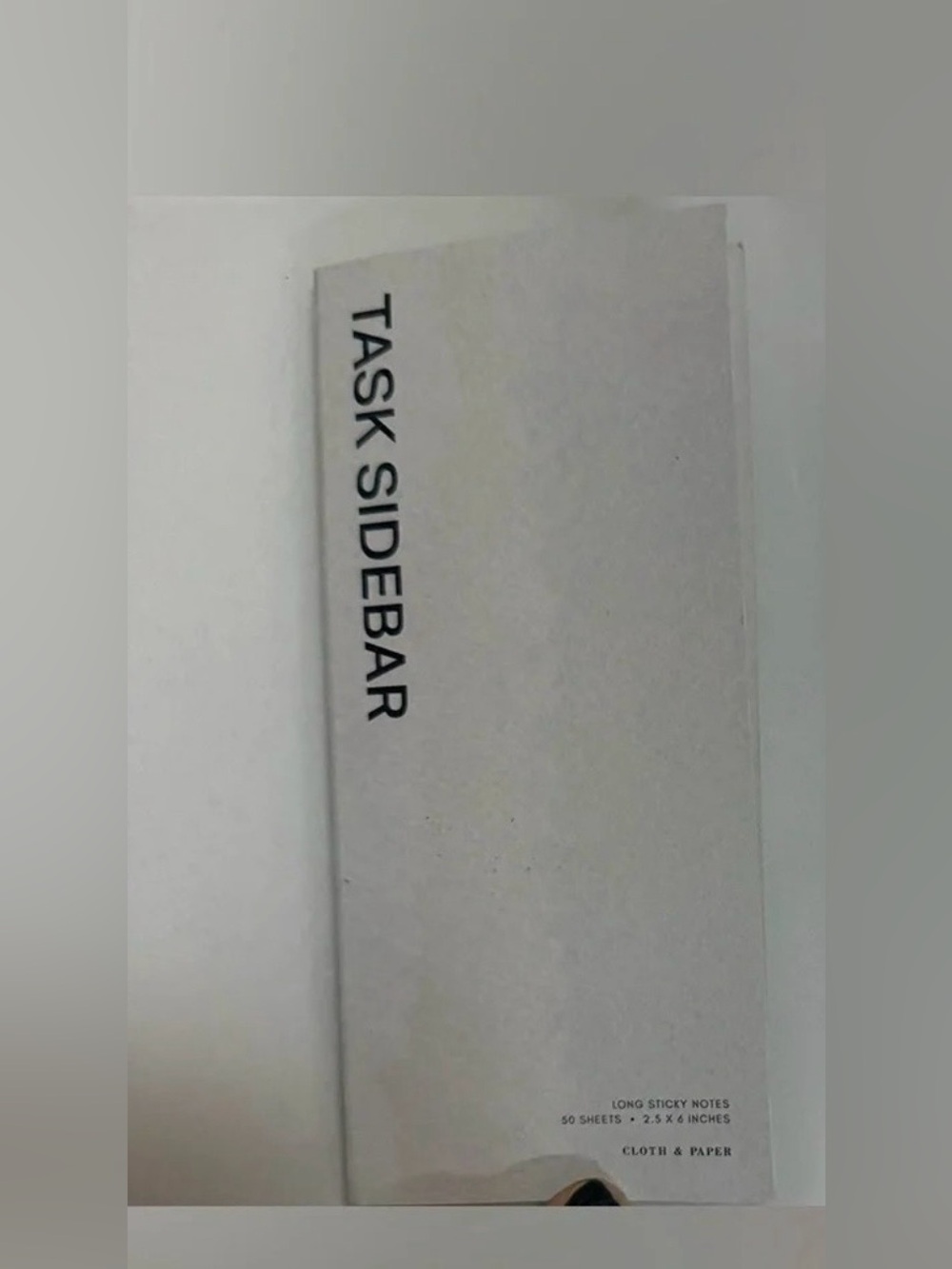 Cloth & Paper Task Sidebar Sticky Notes